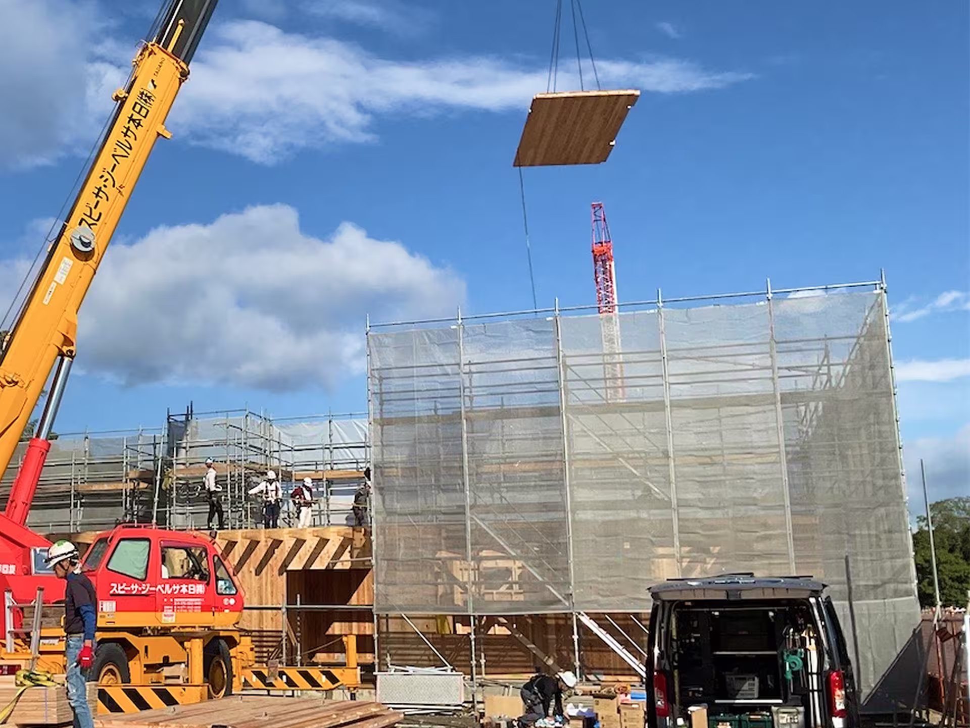 CLT建方長岡朔日フロントクレーン